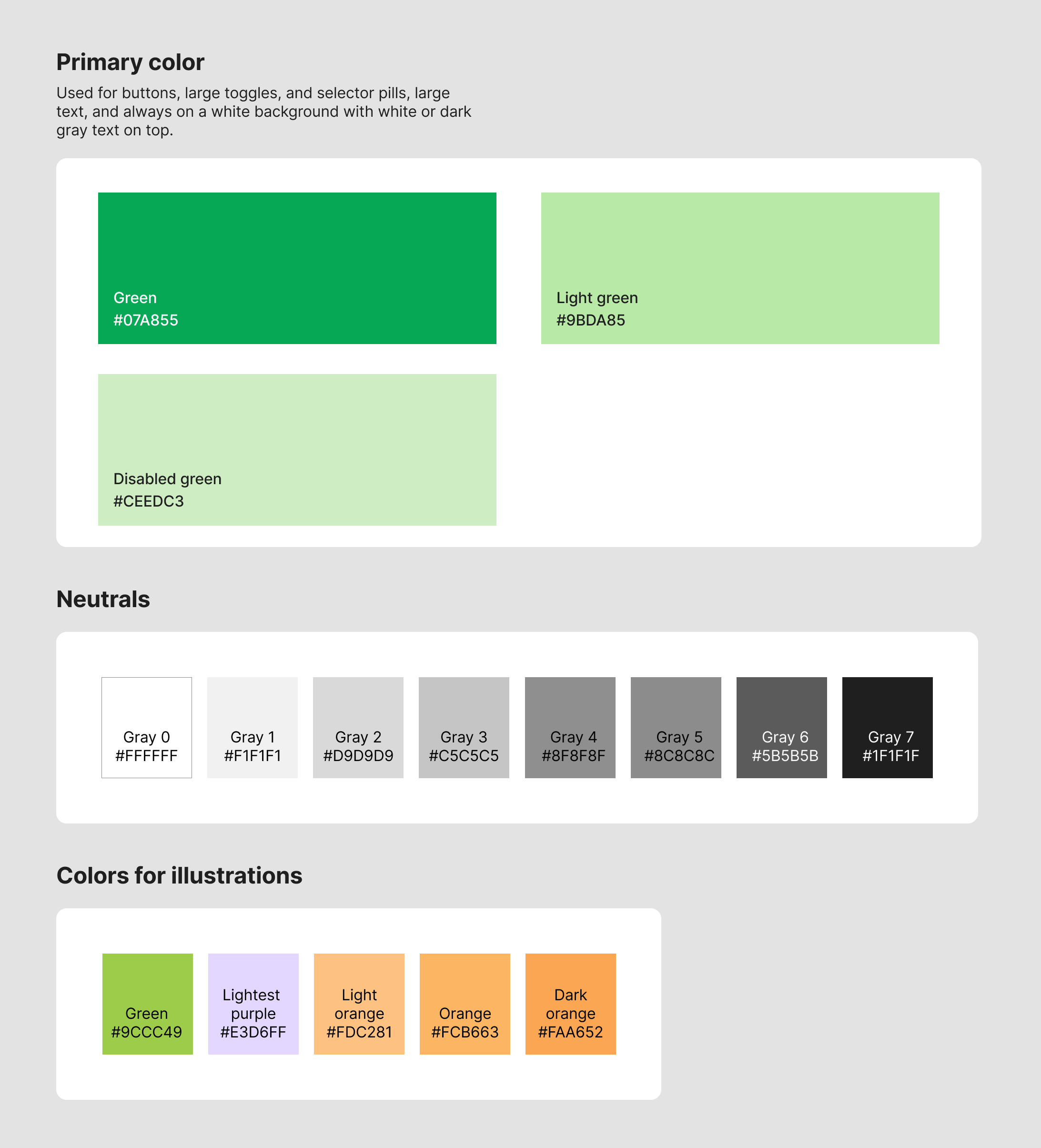 Dog walking app color strategy