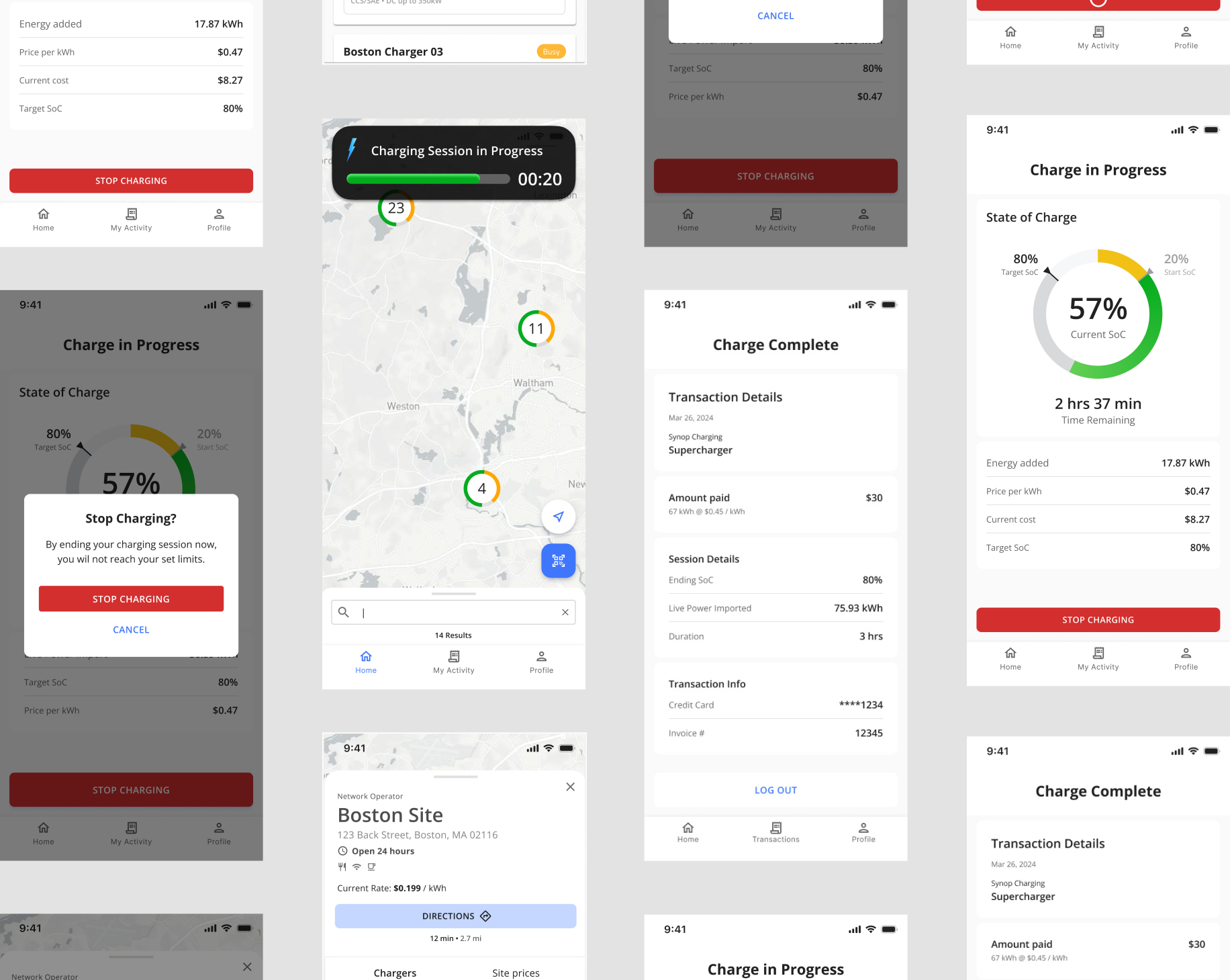 EV Charging mobile app